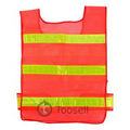 Red High Visibility Safety Vest Reflective